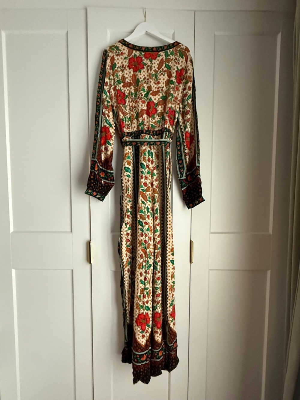 Farm Rio x Anthropologie Floral Wrap Jumpsuit L - Picture 7 of 7